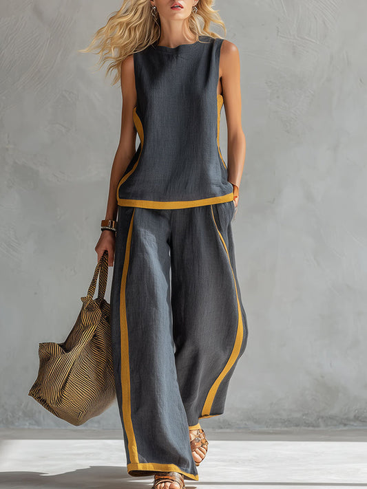 Sienna - Breezy Cotton & Linen Two-Piece Set