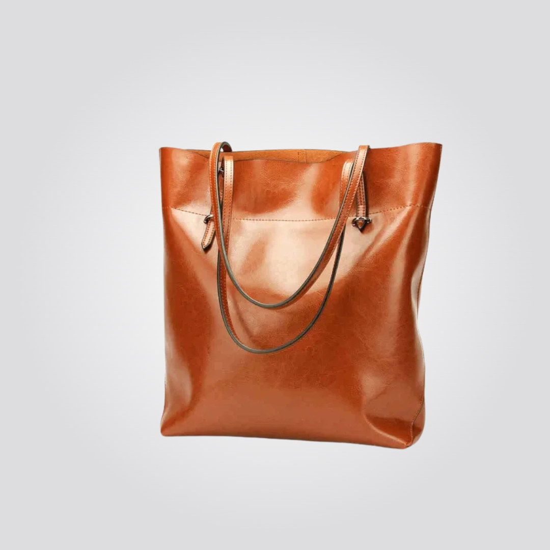 Sienna - Timeless Vintage Genuine Leather Bucket Bag