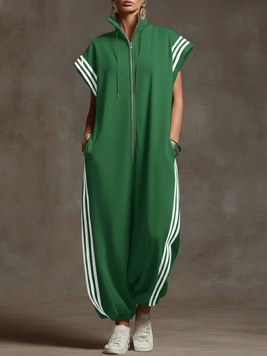 Rosie - Wide-Leg Cotton Jumpsuit