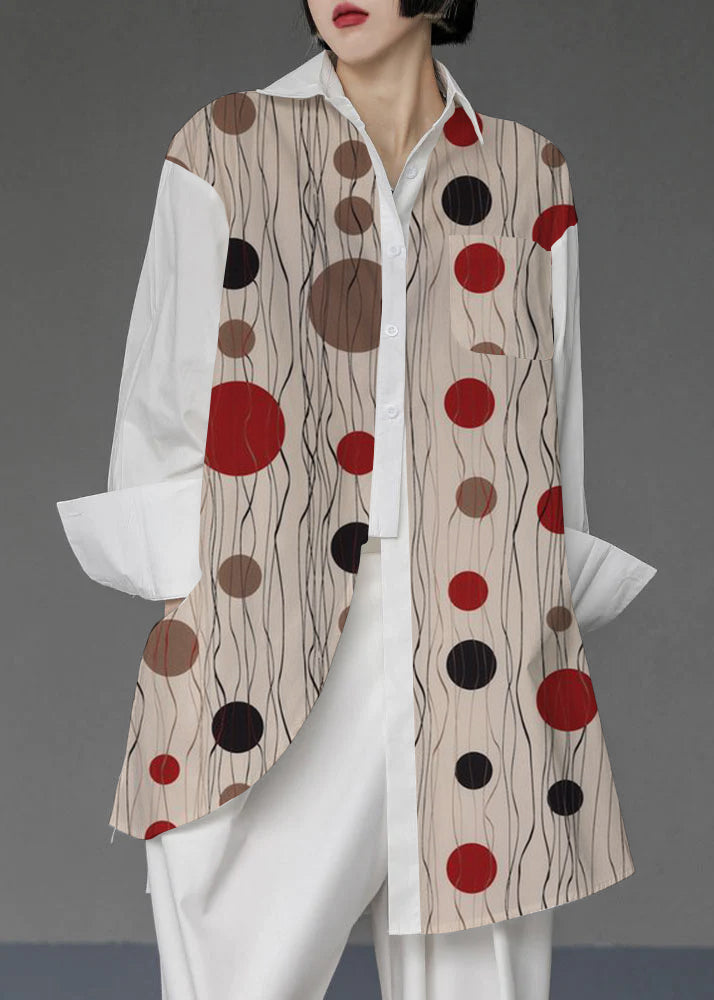 Sculptural Avant-Garde Asymmetrical Cotton Tunic