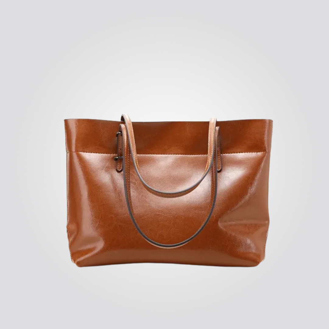 Sienna - Timeless Vintage Genuine Leather Bucket Bag