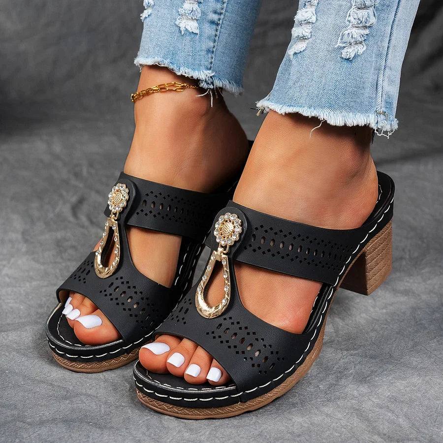 Sparkling Orthopedic Support Comfort Sandals