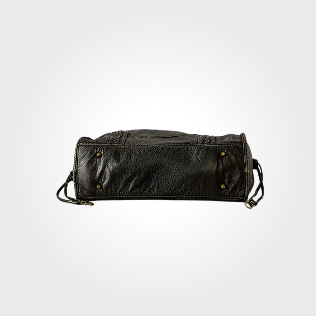 Vintage - Metallic Edge Chic Shoulder Bag