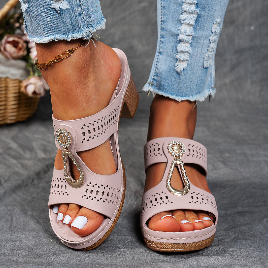 Sparkling Orthopedic Support Comfort Sandals