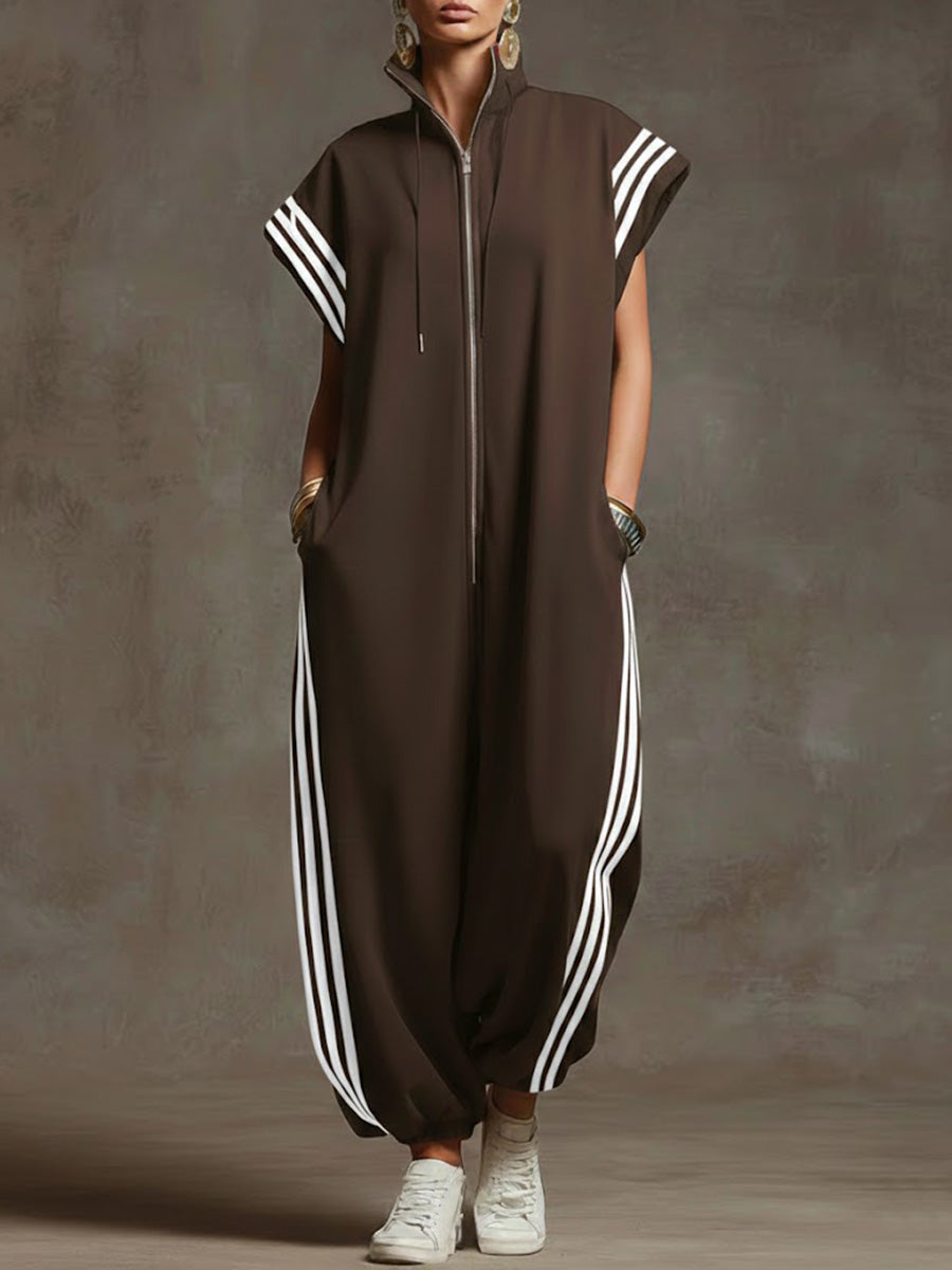 Rosie - Wide-Leg Cotton Jumpsuit