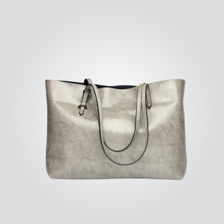 Sienna - Timeless Vintage Genuine Leather Bucket Bag