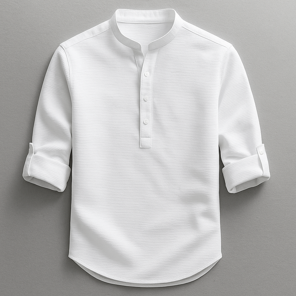 Tailored Comfort Everyday Henley Shirt