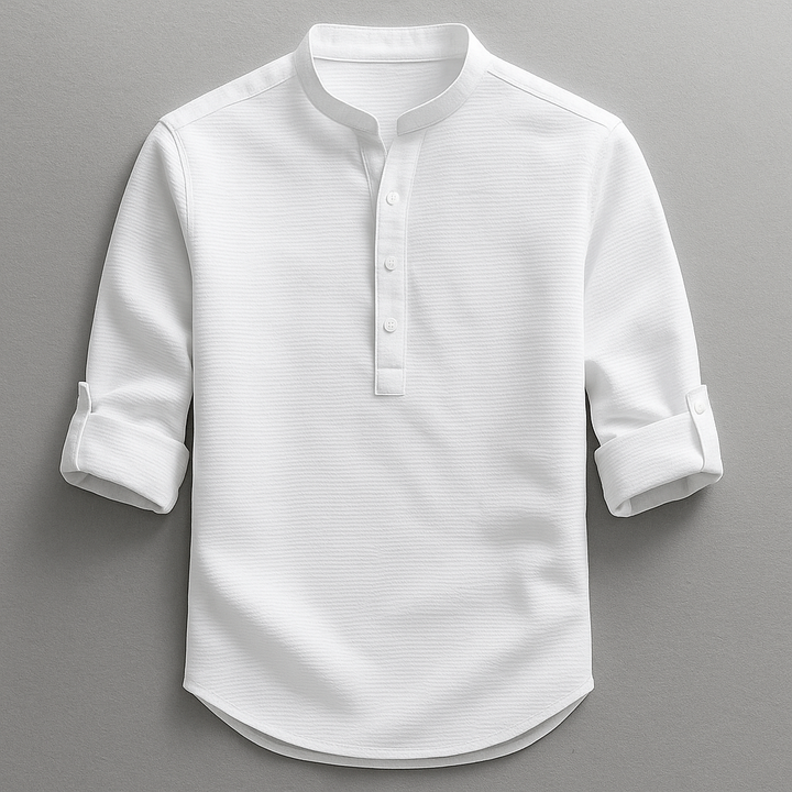 Tailored Comfort Everyday Henley Shirt