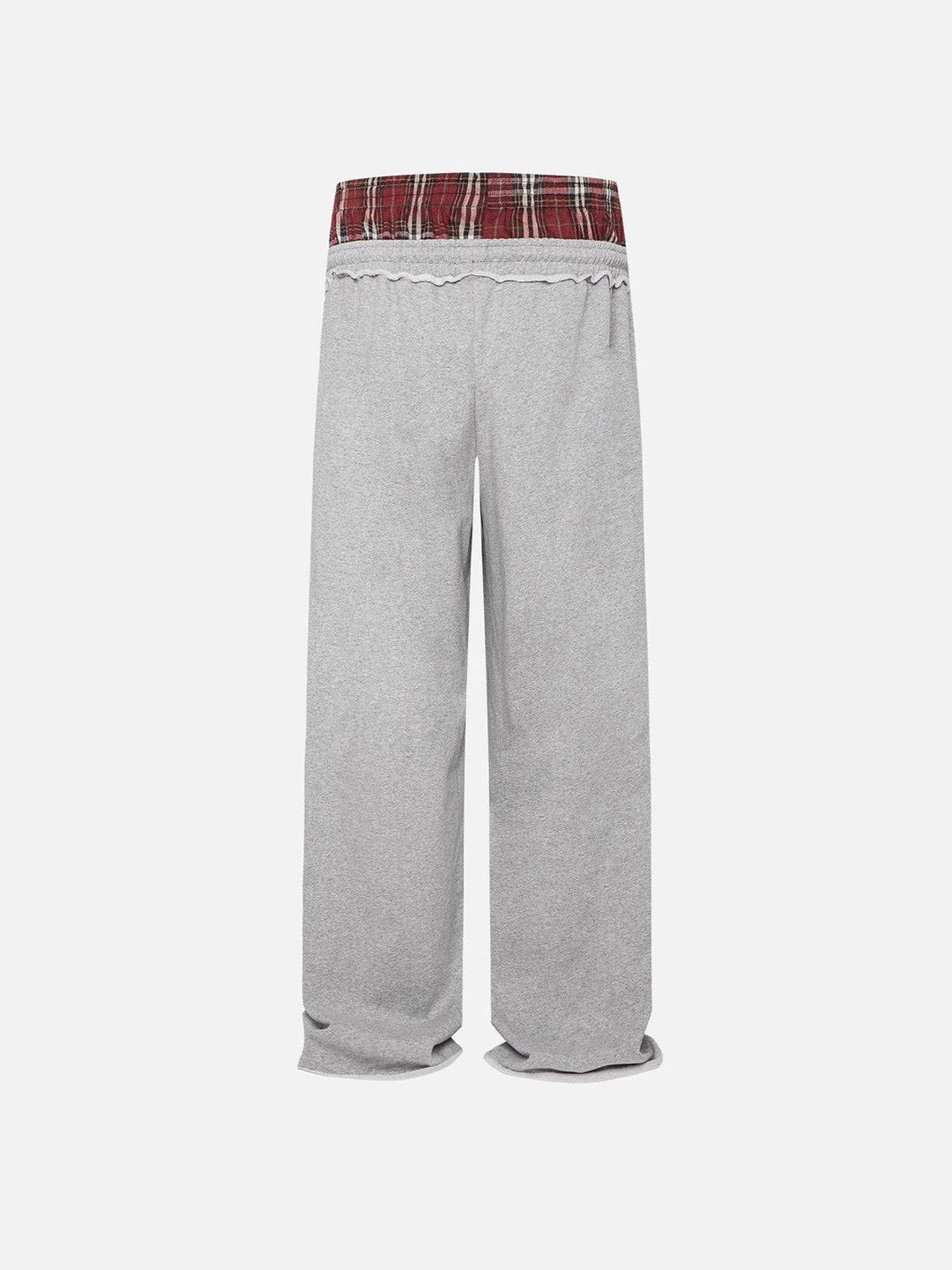 Streetwear Chic Double-Waist Baggy Sweatpants