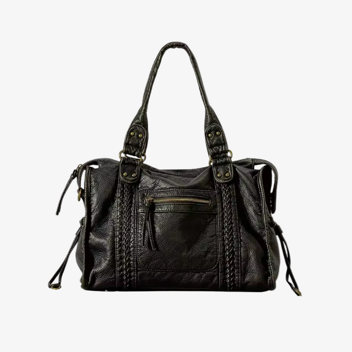 Vintage - Metallic Edge Chic Shoulder Bag