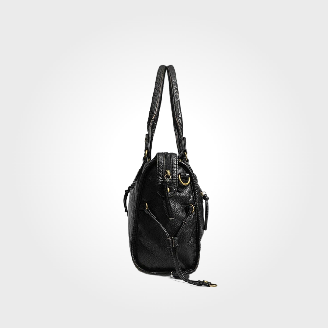 Vintage - Metallic Edge Chic Shoulder Bag