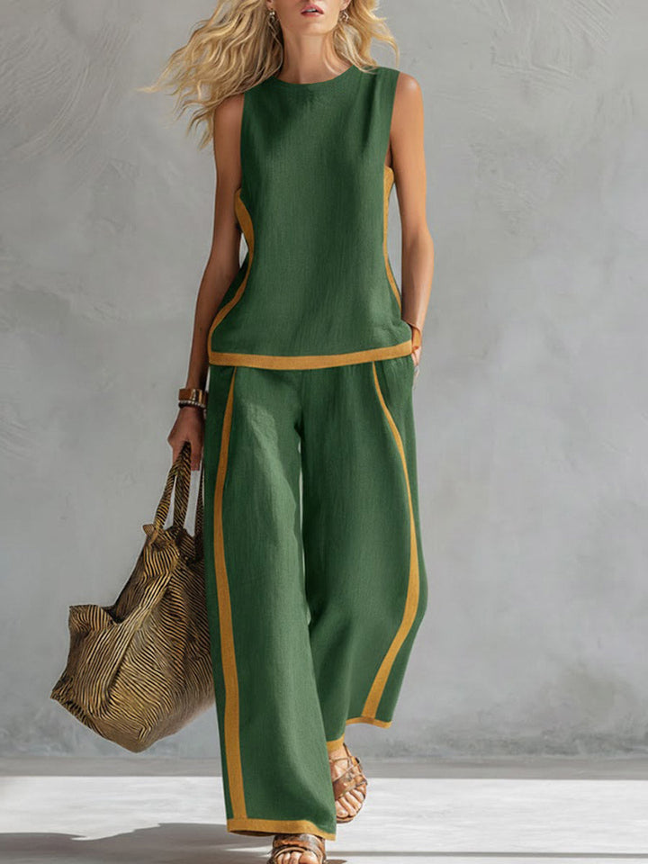 Sienna - Breezy Cotton & Linen Two-Piece Set