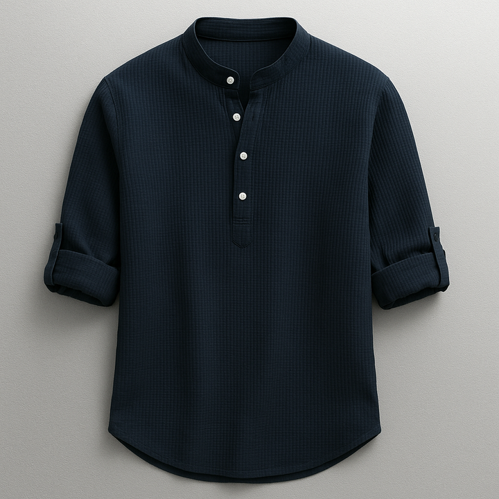 Tailored Comfort Everyday Henley Shirt