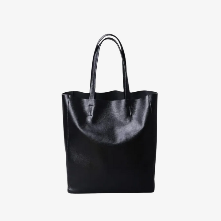 Sindy - Sophisticated Vertical Leather Work Tote