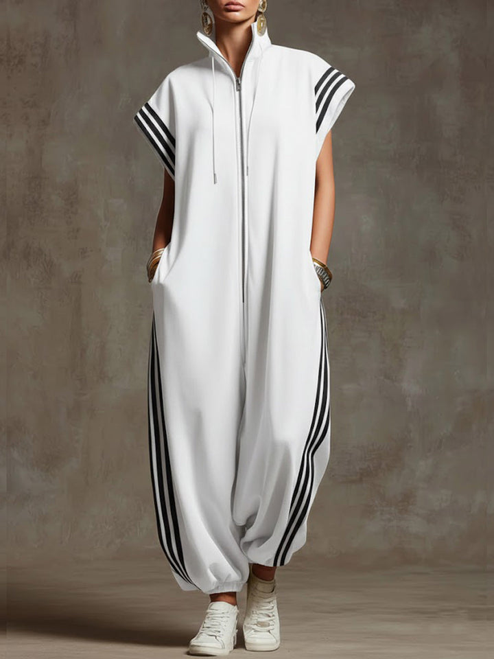 Rosie - Wide-Leg Cotton Jumpsuit