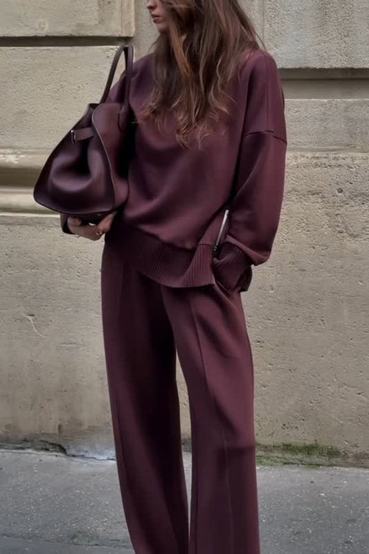 Cloud-Soft Comfort Turtleneck Lounge Set