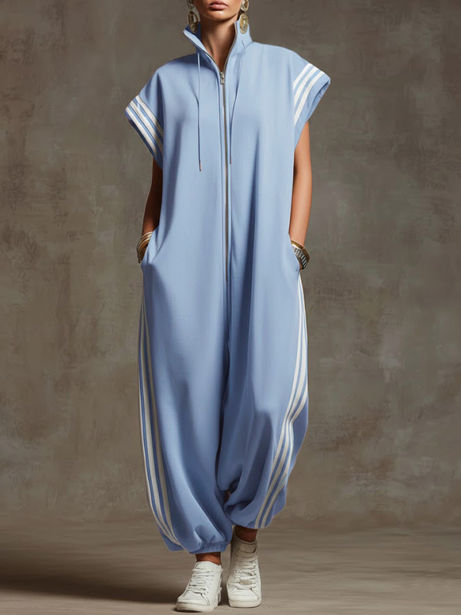 Rosie - Wide-Leg Cotton Jumpsuit