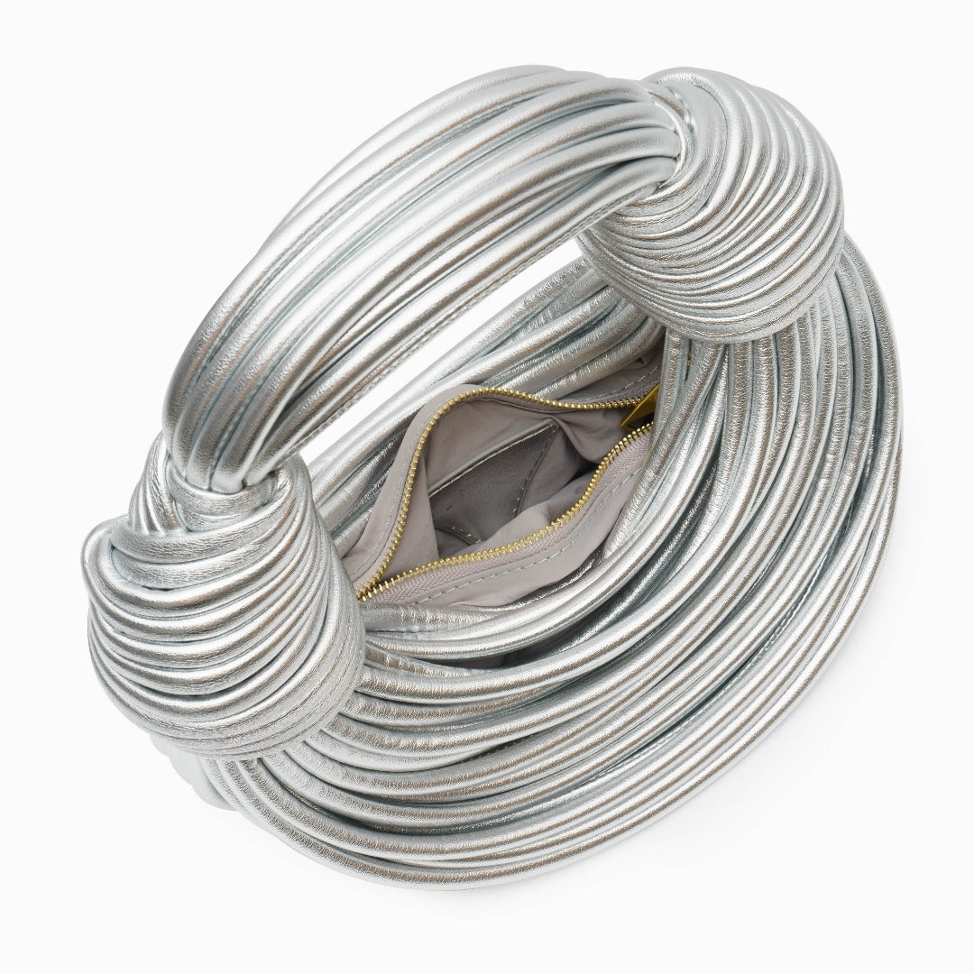 Lara - Sleek Sophistication Knotted Handbag