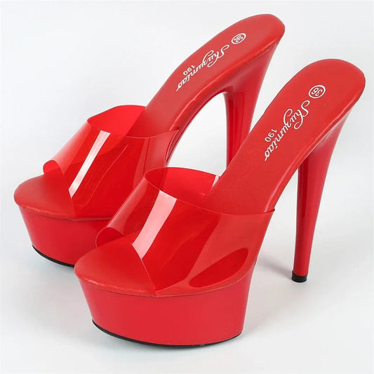 Briar - Bold Elevation Stiletto Mules