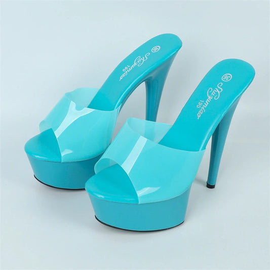 Briar - Bold Elevation Stiletto Mules