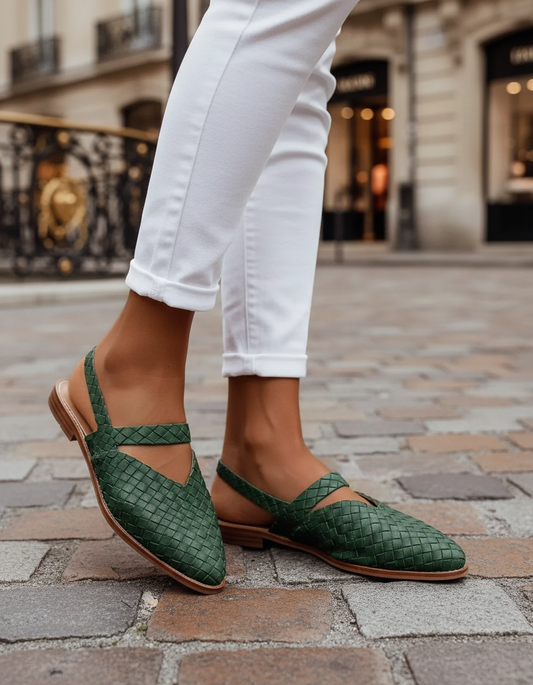 Elena Elegance Toe Slip-On Flats