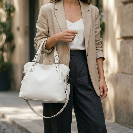 Esme leather shoulder bag