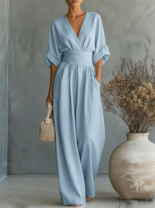 Lucia - Chic Wide-Leg Jumpsuit