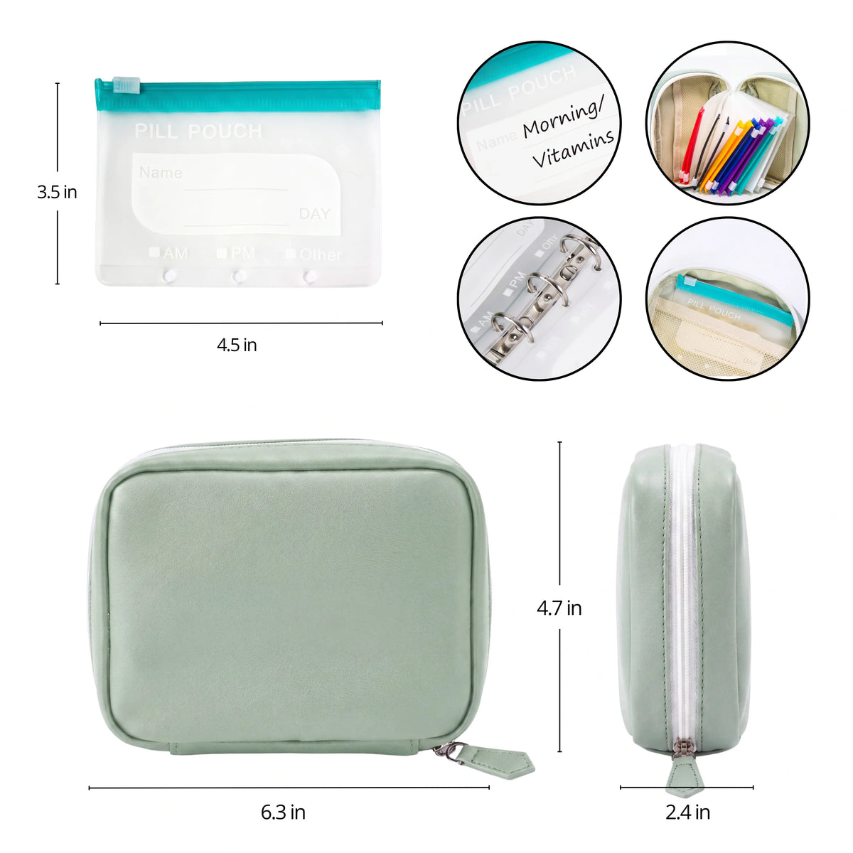 Bomeu-Poppy Pill Organizer