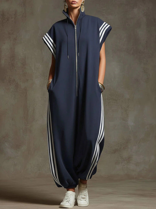 Rosie - Wide-Leg Cotton Jumpsuit
