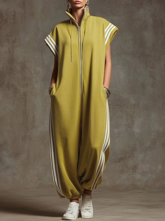 Rosie - Wide-Leg Cotton Jumpsuit