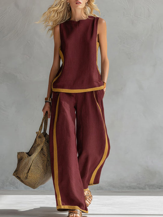 Sienna - Breezy Cotton & Linen Two-Piece Set