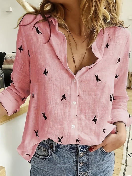 Zenith - Breezy Artisan Printed Button-Front Shirt