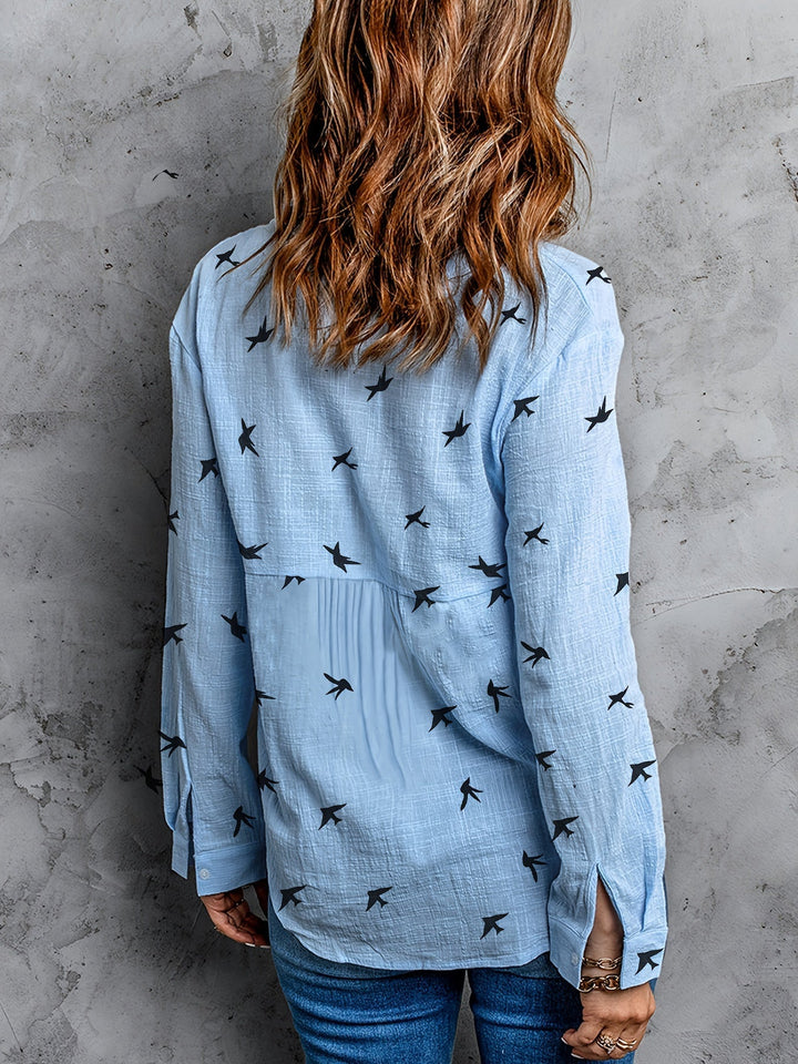 Zenith - Breezy Artisan Printed Button-Front Shirt