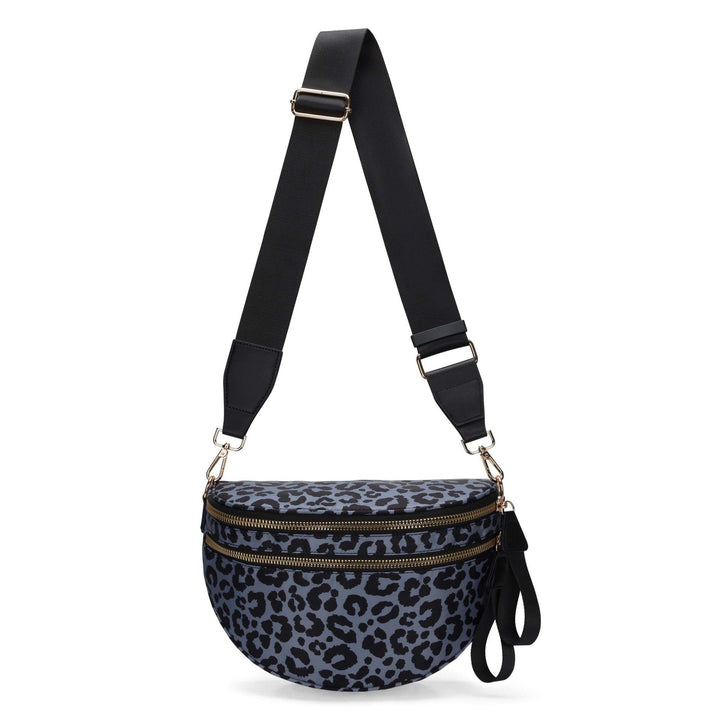 Ounamei Checkered Crossbody Bum Bag for Women Large Capacity Belt Bag for Moms & Everyday Travel