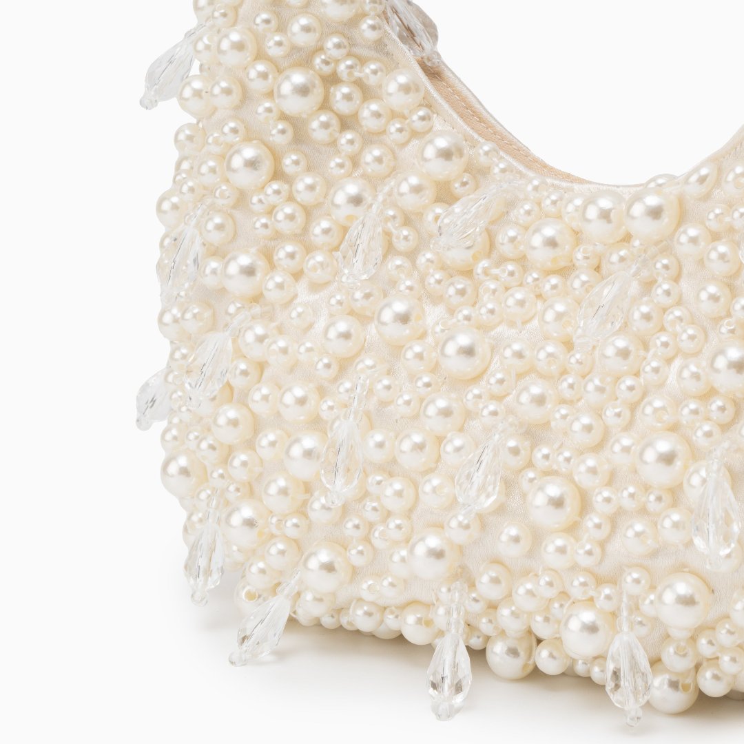 Nyla - Radiant Pearl Statement Mini Bag