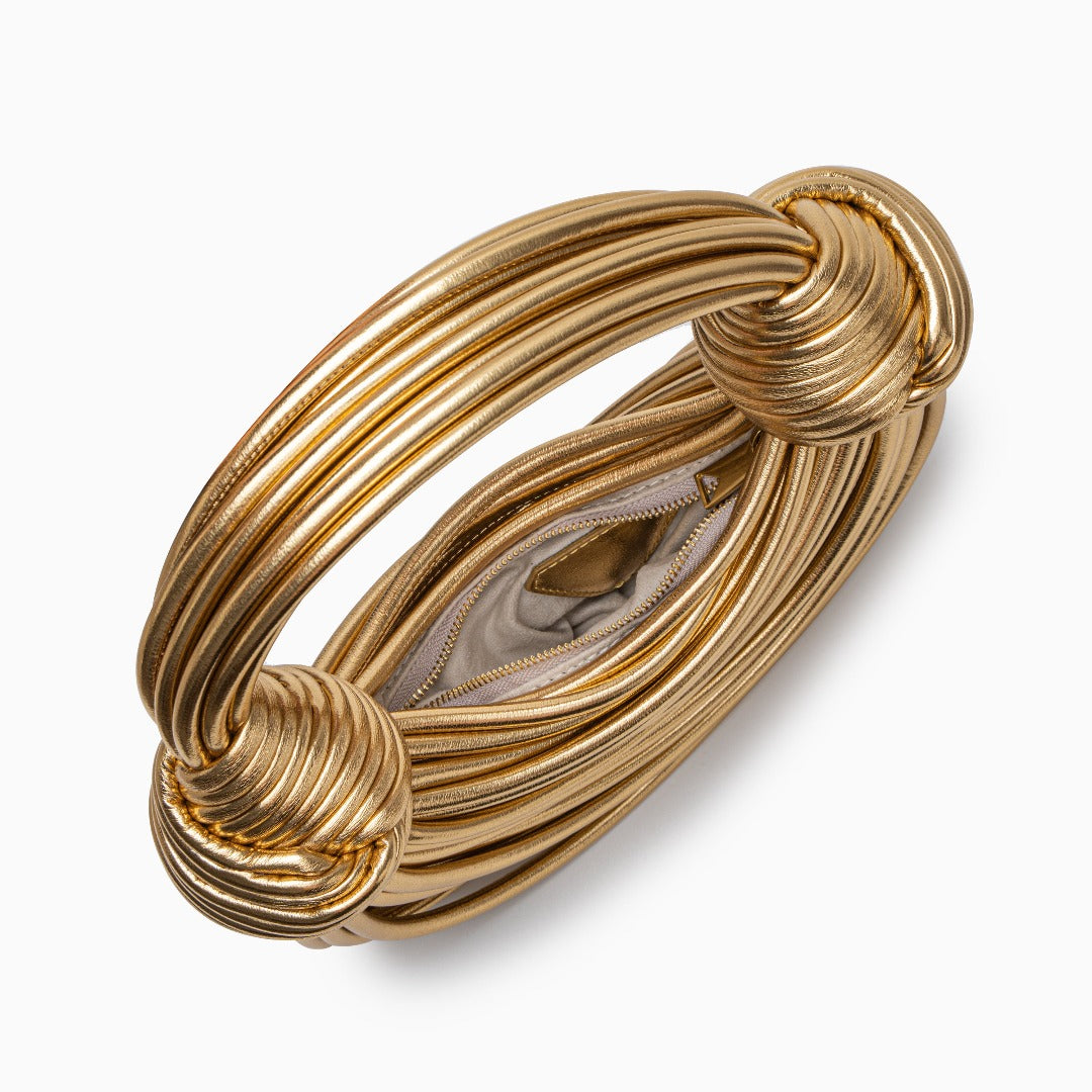 Lara - Sleek Sophistication Knotted Handbag