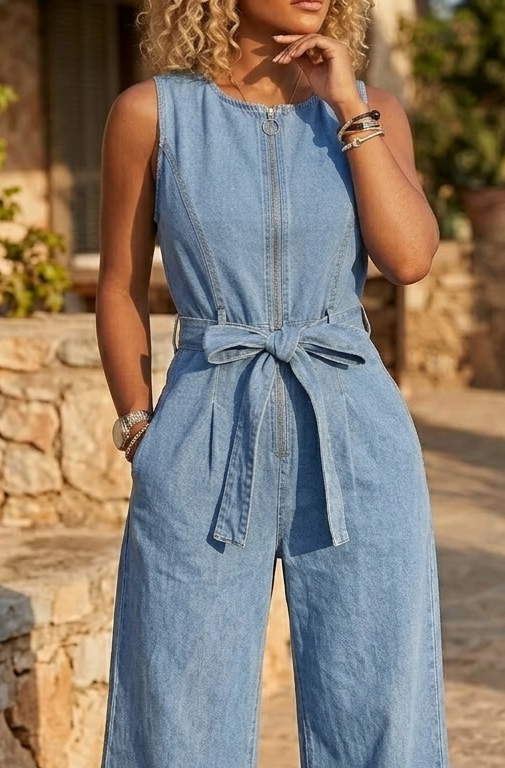Emmie - Artistic Wide Leg Jumpsuit