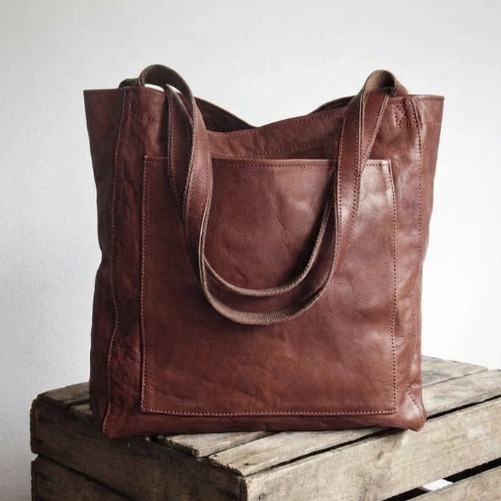 Heritage Full-Grain Tuscan Leather Shoulder Bag