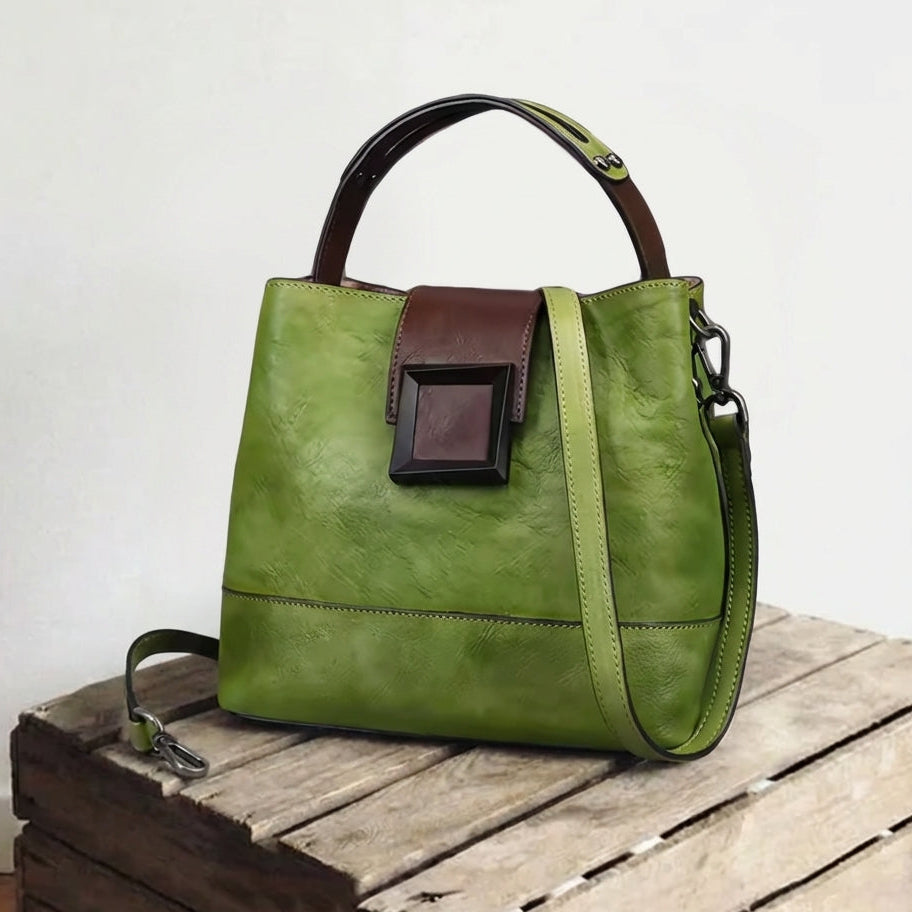 Aurora - Handcrafted Tuscan Leather Everyday Crossbody Bag