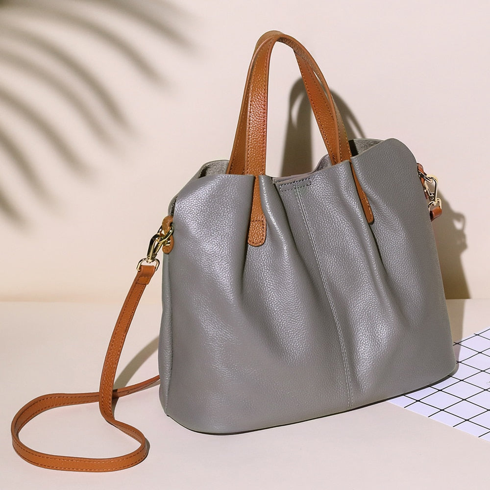 Mara - Timeless Genuine Leather Everyday Handbag