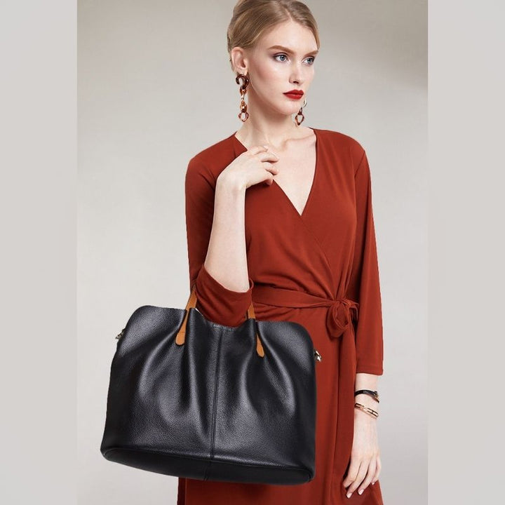 Mara - Timeless Genuine Leather Everyday Handbag