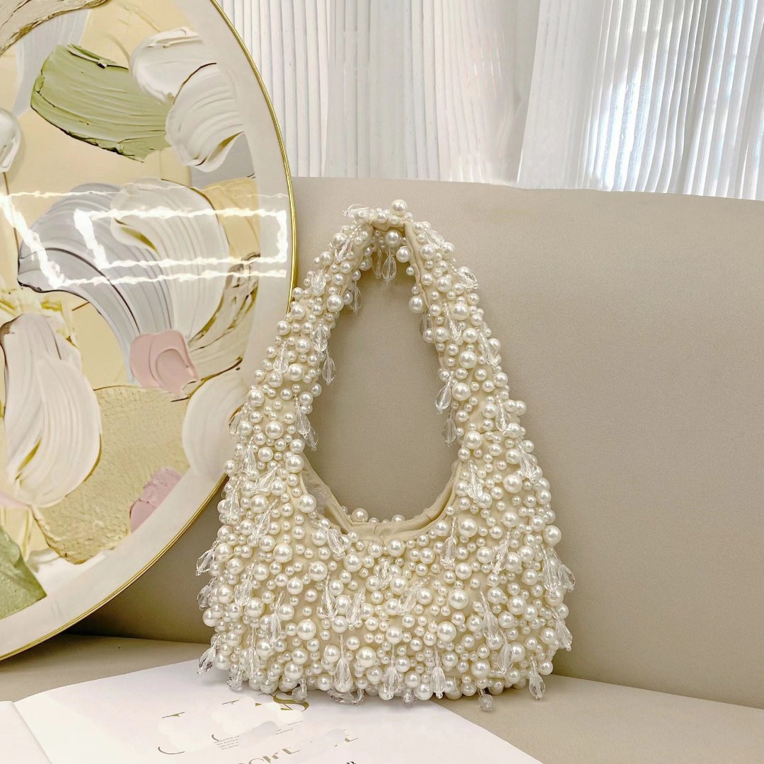 Nyla - Radiant Pearl Statement Mini Bag