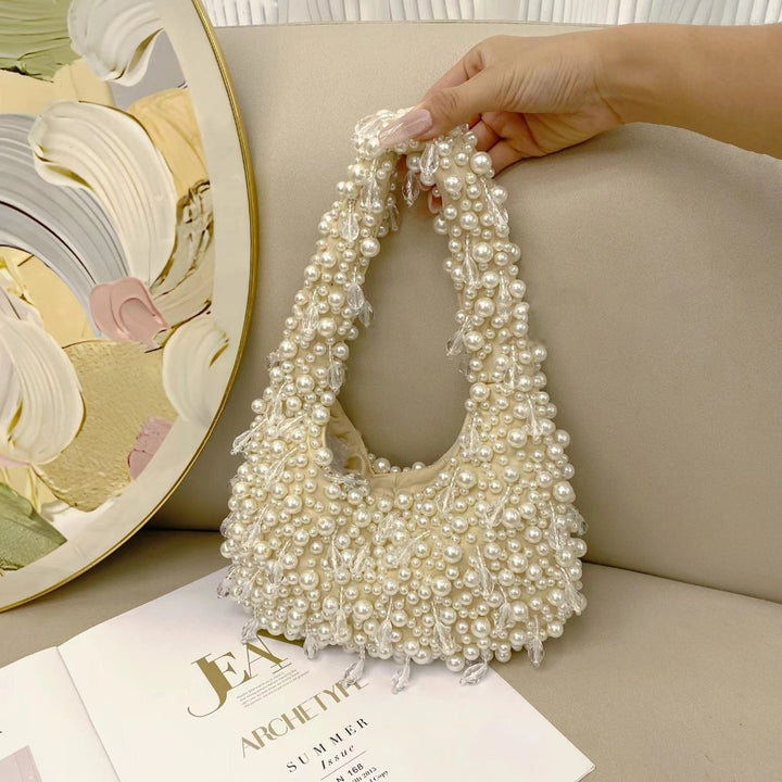 Nyla - Radiant Pearl Statement Mini Bag