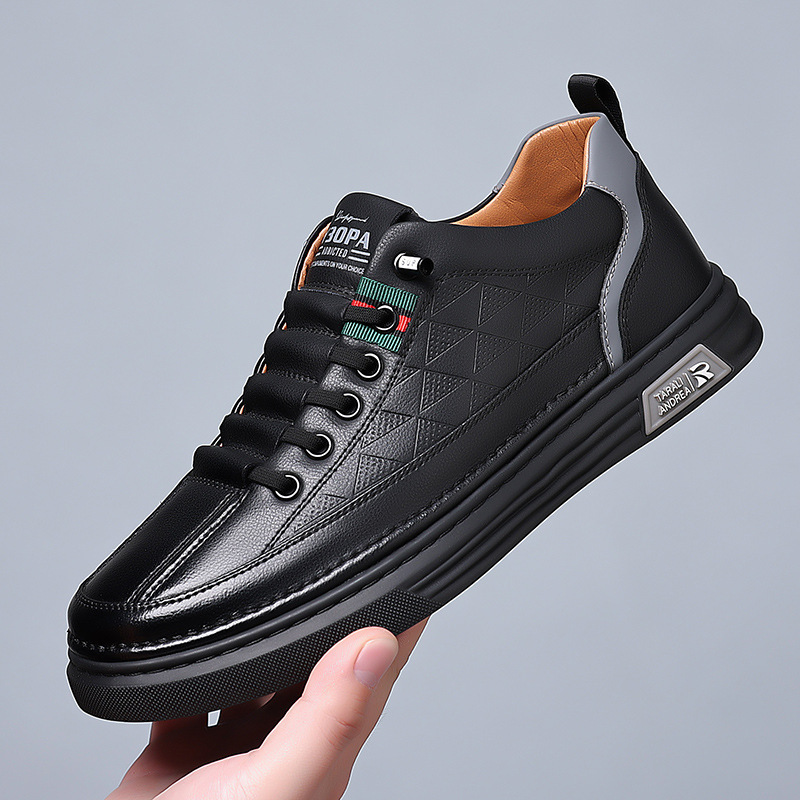 Italian Crafted Minimalist Leather Sneakers