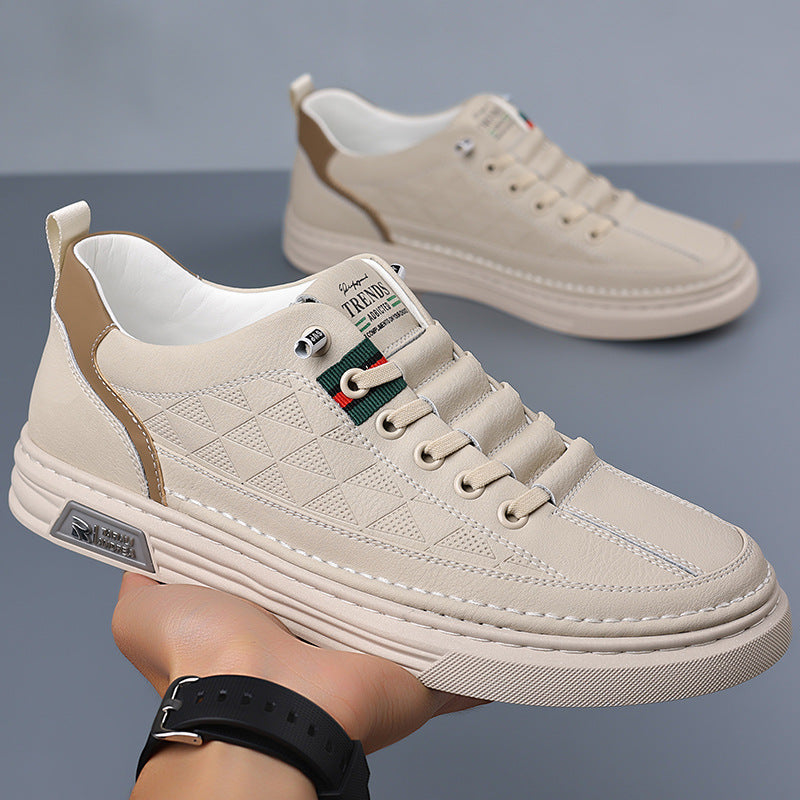 Italian Crafted Minimalist Leather Sneakers