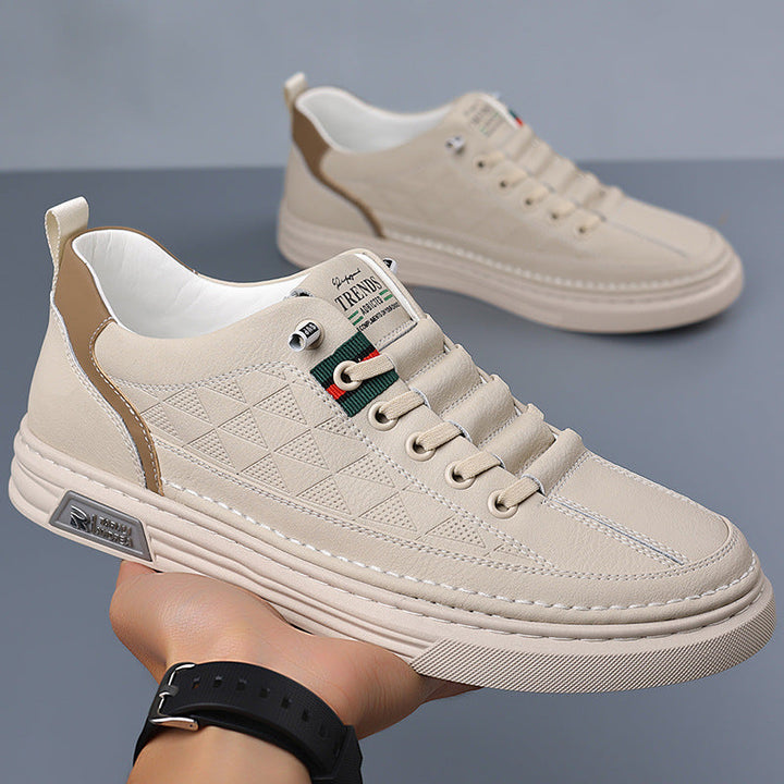 Italian Crafted Minimalist Leather Sneakers