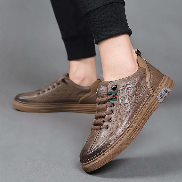 Italian Crafted Minimalist Leather Sneakers