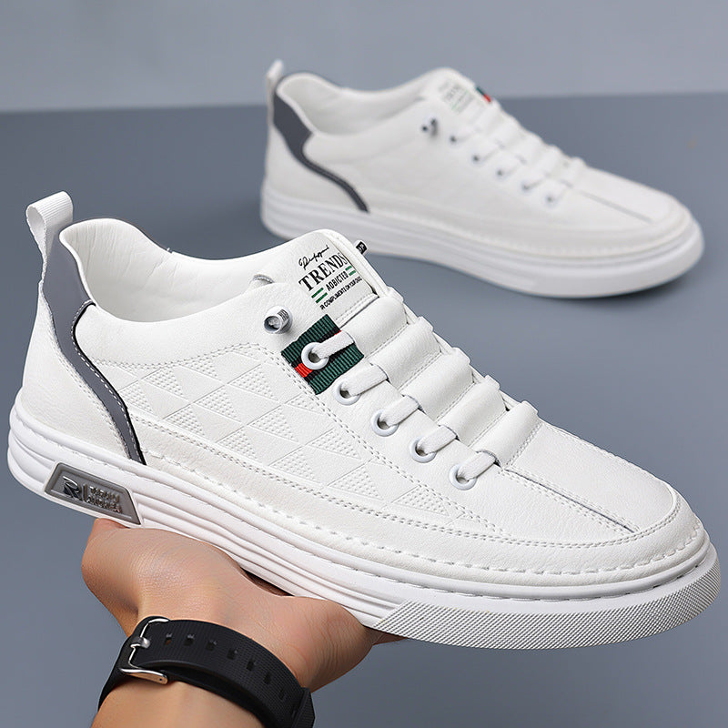 Italian Crafted Minimalist Leather Sneakers