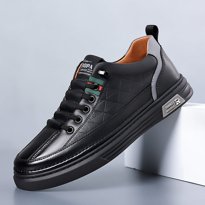 Italian Crafted Minimalist Leather Sneakers