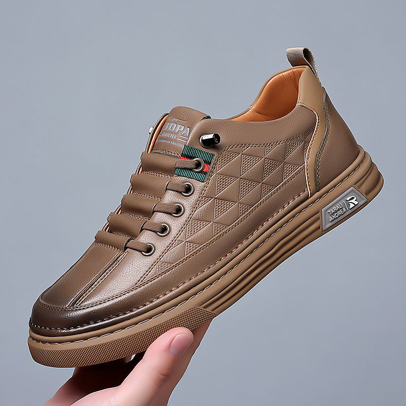 Italian Crafted Minimalist Leather Sneakers